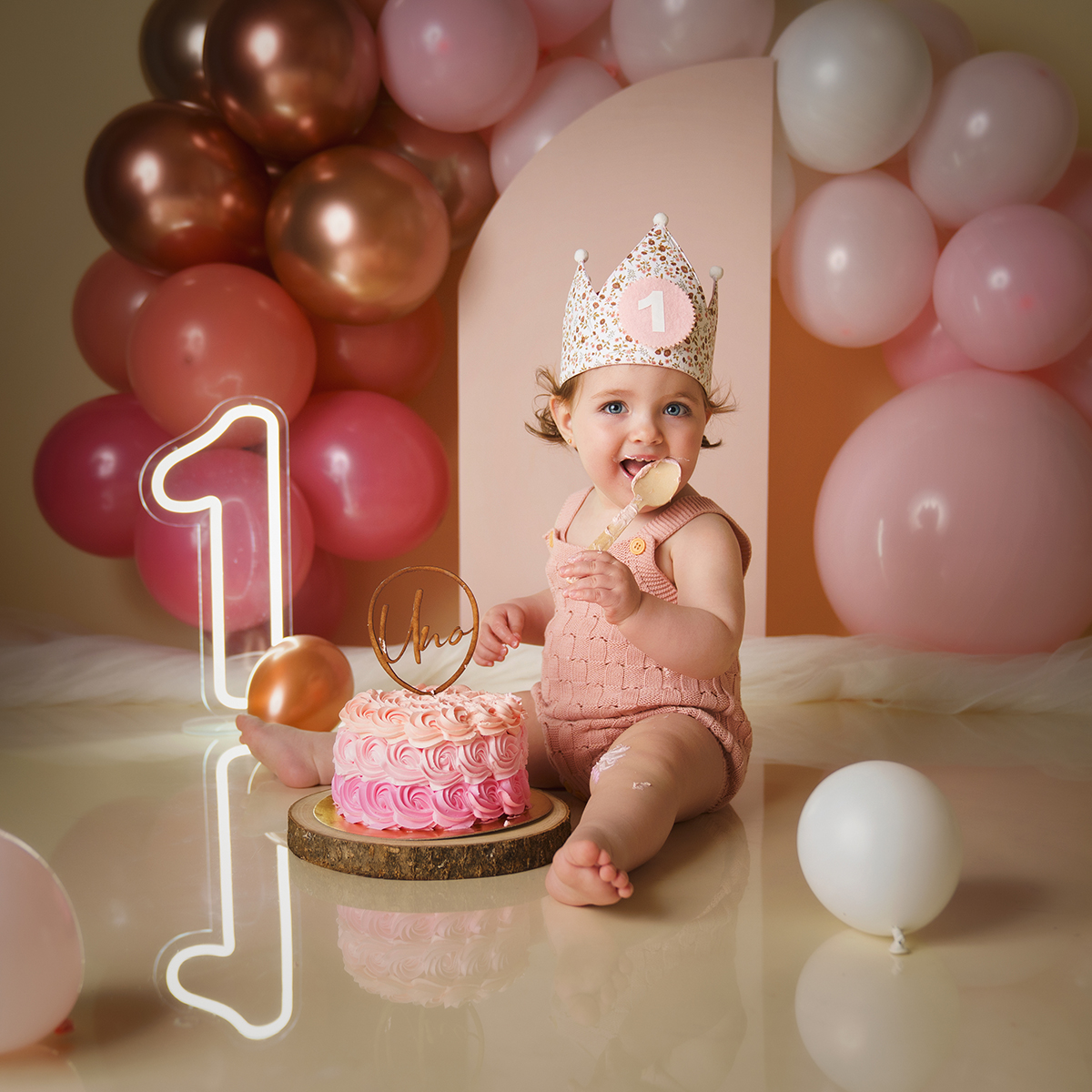 Carlota Lagunas Fotografía Tarjeta regalo para sesión de fotos Smash Cake en Zaragoza: el mejor detalle de cumpleaños.