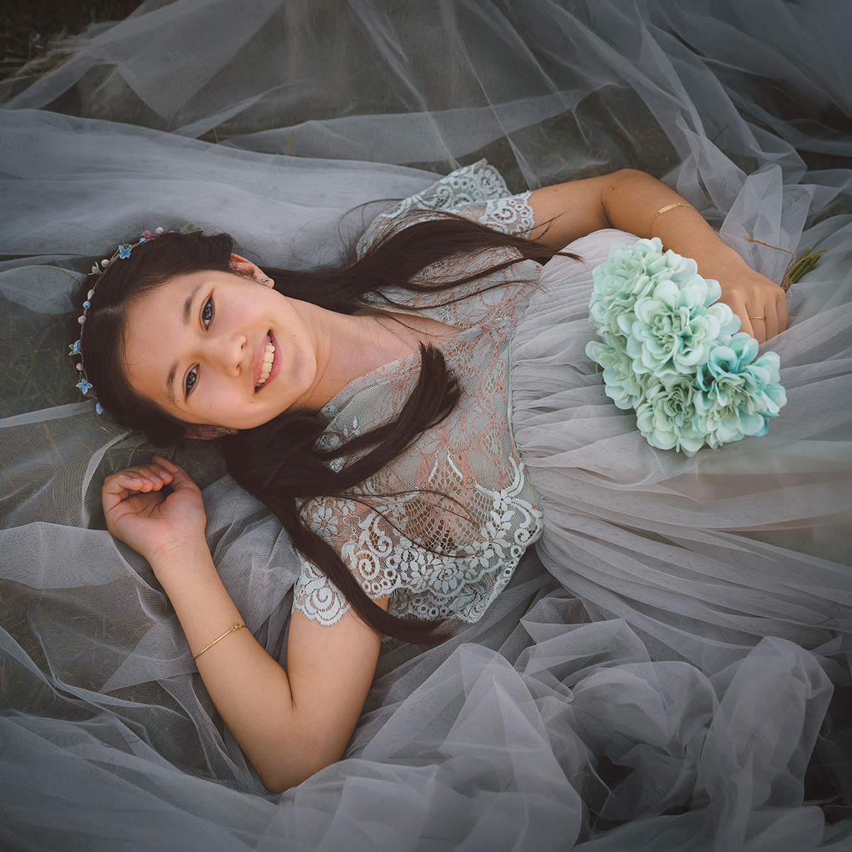 Fotografía creativa y original para niños de 9 años en nuestro estudio de Zaragoza.